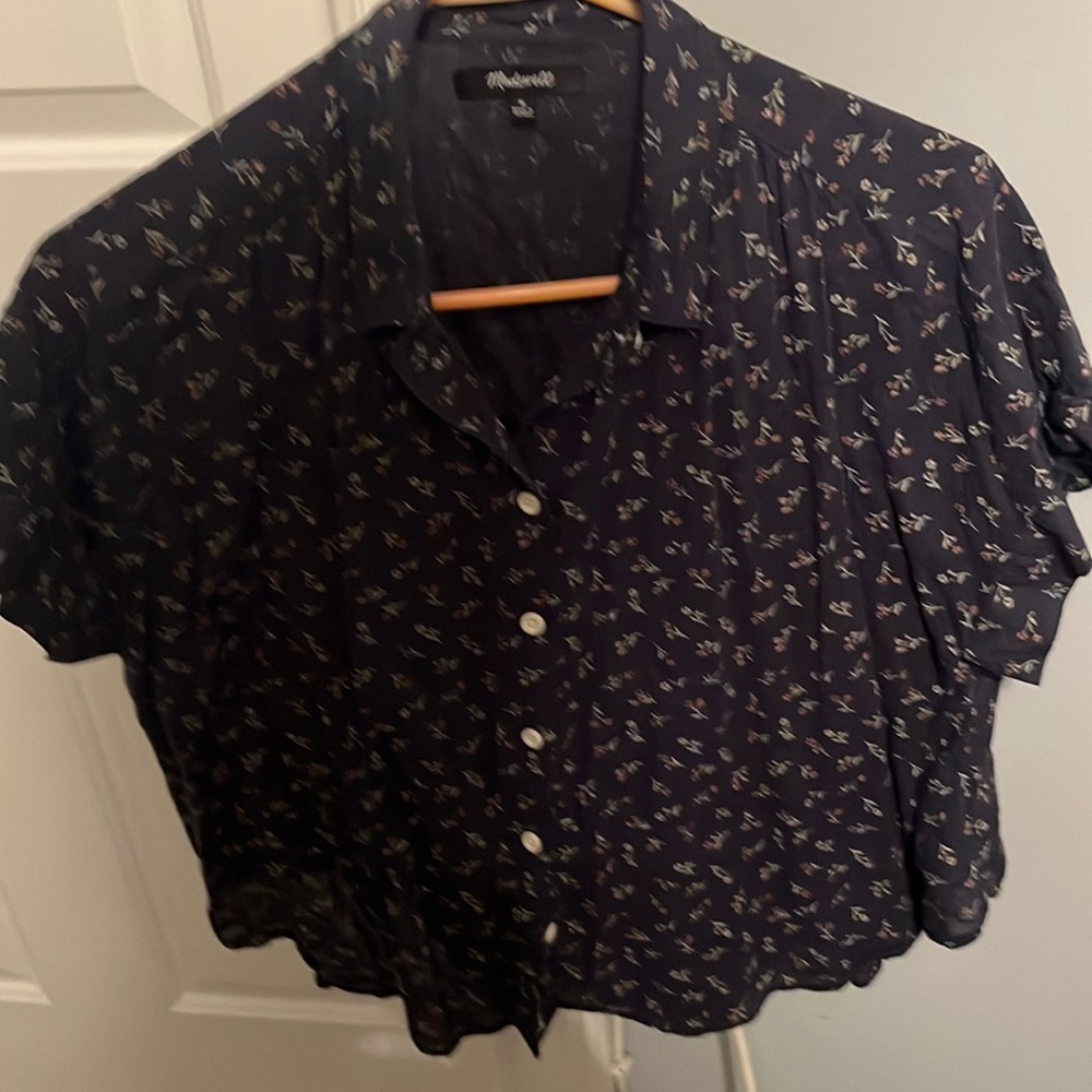 Madewell Floral Blouse